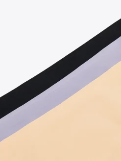 Cropp Bielizna*3 pack bezszwowych gładkich stringów