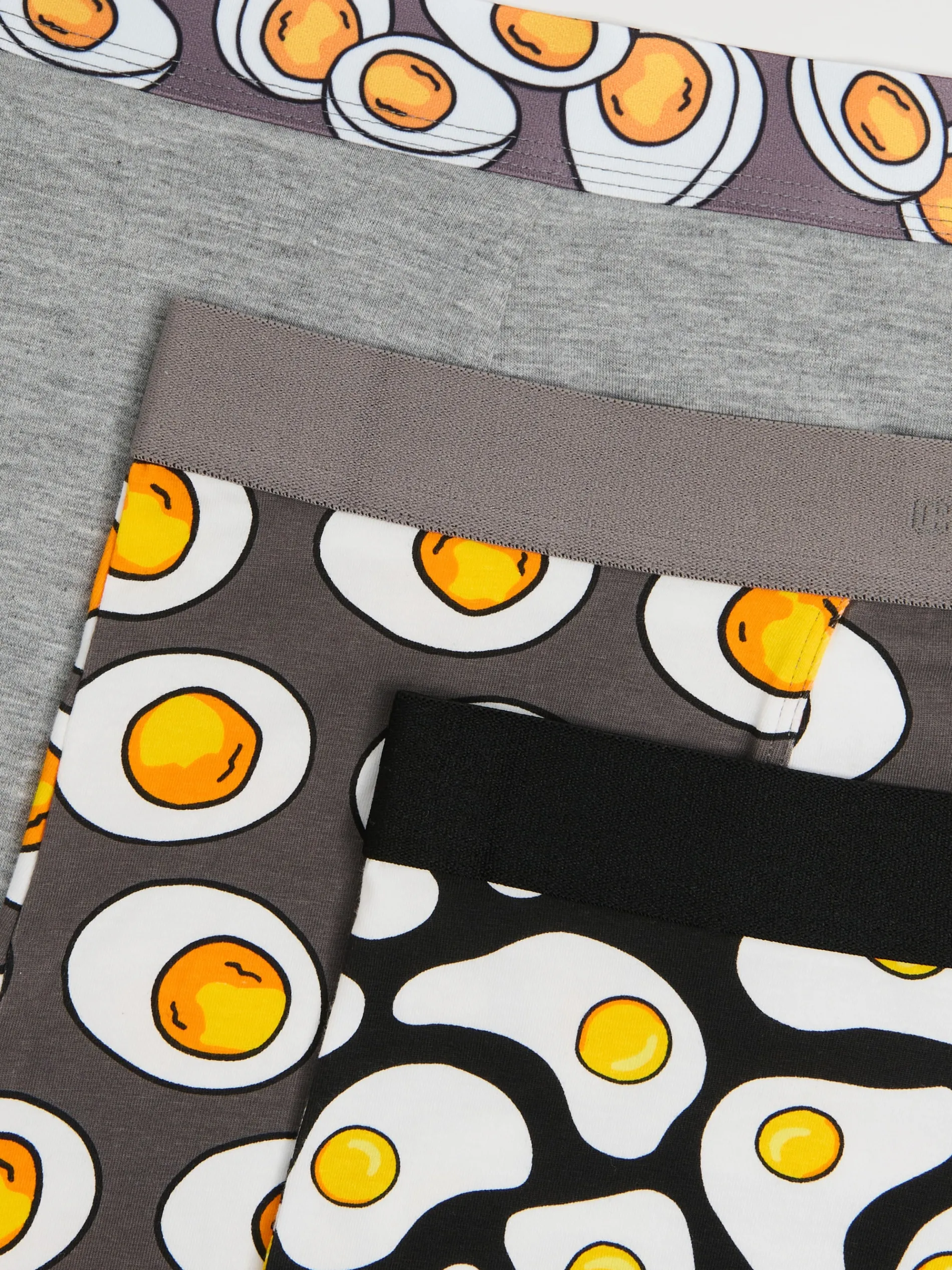 Cropp Bokserki*3 pack bokserek z motywem jaj