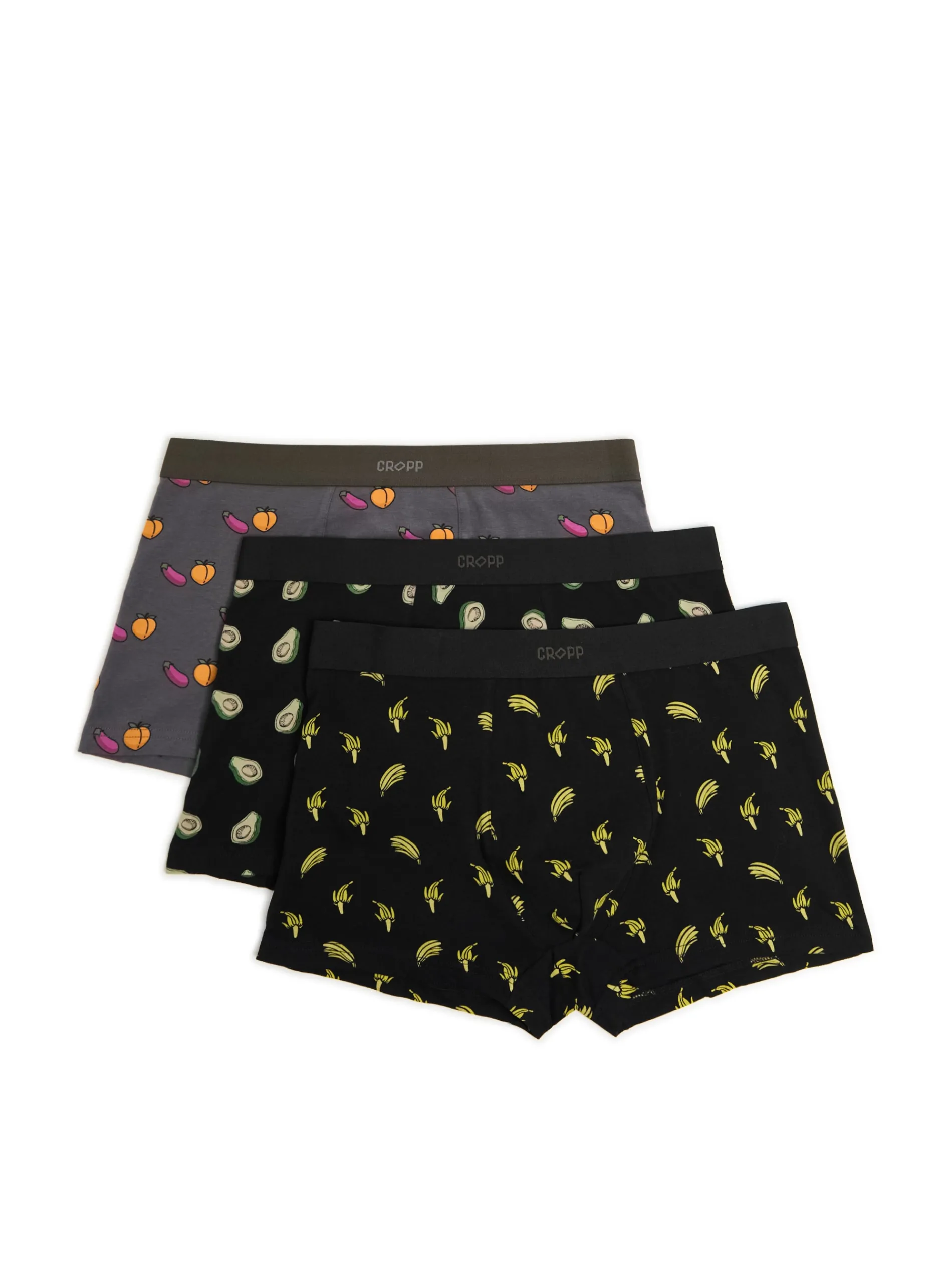 Cropp Bokserki*3 pack bokserek z owocami