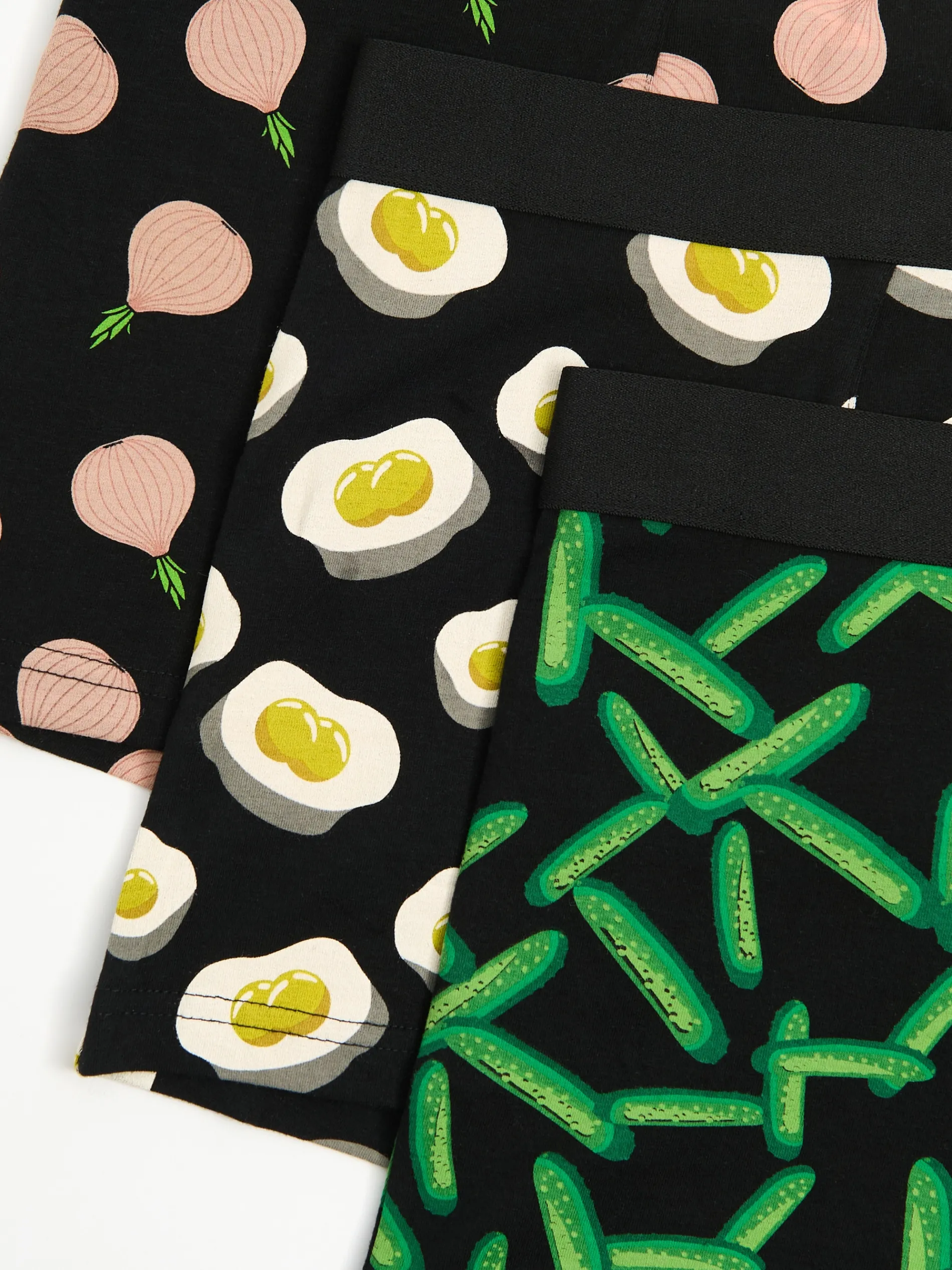 Cropp Bokserki*3 pack bokserek z produktami spożywczymi