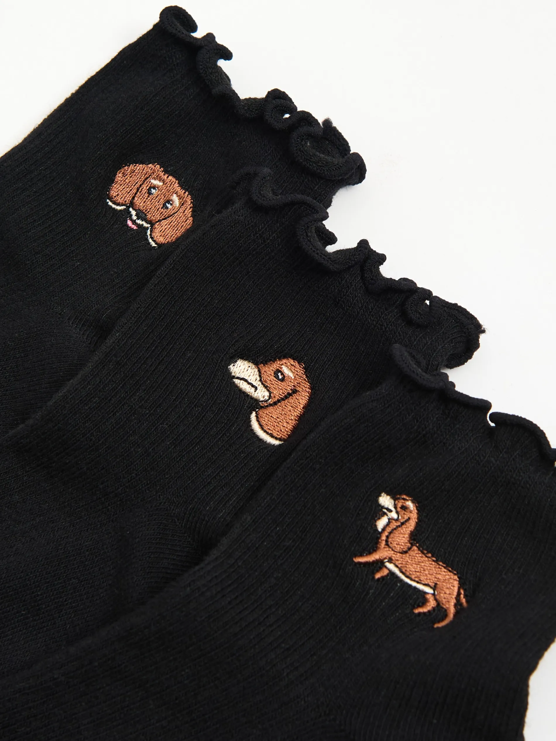 Cropp Skarpety, Rajstopy*3 pack ch skarpet z jamnikami