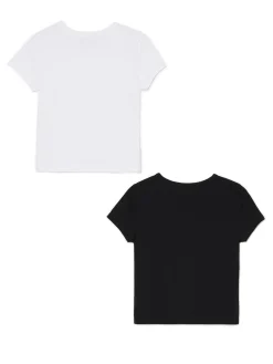 Cropp Koszulki, Topy*2 pack dopasowanych T-shirtów