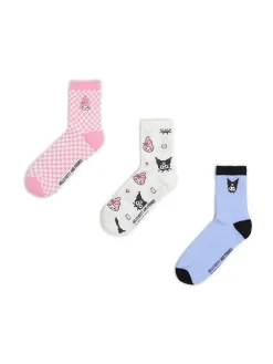 Cropp Skarpety, Rajstopy*3 pack skarpet My Melody i Kuromi