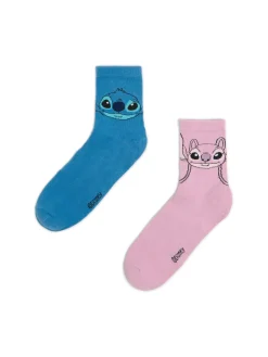 Cropp Skarpety, Rajstopy*2 pack skarpet Stitch i Angel