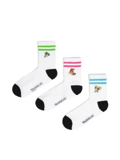 Cropp Skarpety, Rajstopy*3 pack skarpet w prążki Atomówki