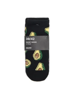 Cropp Skarpetki*3 pack skarpet z food nadrukiem