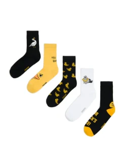 Cropp Skarpetki*5 pack skarpet z ptasim motywem