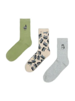 Cropp Skarpety, Rajstopy*3 pack skarpet z szopem praczem