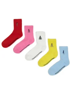 Cropp Skarpety, Rajstopy*5 pack skarpetek z haftem Power Rangers