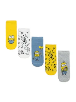 Cropp Skarpety, Rajstopy*5 pack skarpetek z Minionkami