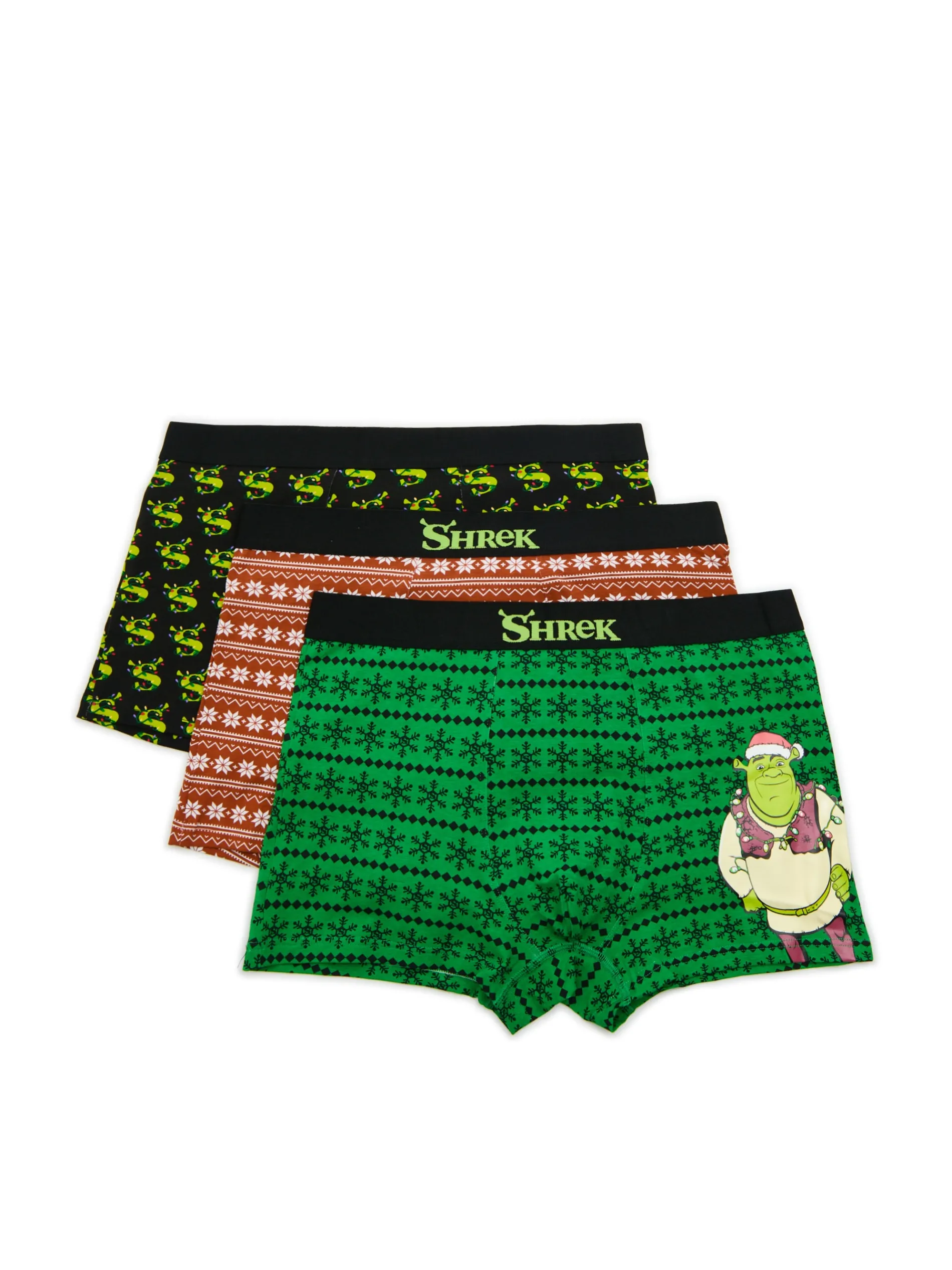 Cropp Akcesoria Świąteczne|Bokserki*3 pack świątecznych bokserek Shrek