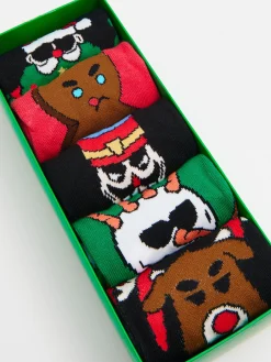 Cropp Akcesoria Świąteczne|Skarpetki*5 pack świątecznych skarpet