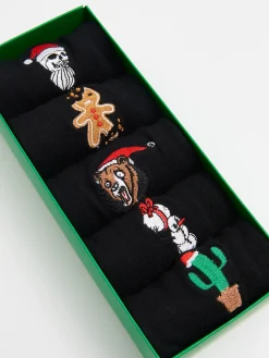 Cropp Akcesoria Świąteczne|Skarpetki*5 pack świątecznych skarpet
