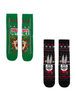 Cropp Akcesoria Świąteczne|Skarpetki*2 pack świątecznych skarpet Looney Tunes