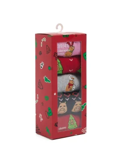 Cropp Akcesoria Świąteczne|Skarpety, Rajstopy*5 pack świątecznych skarpet z kapibarą
