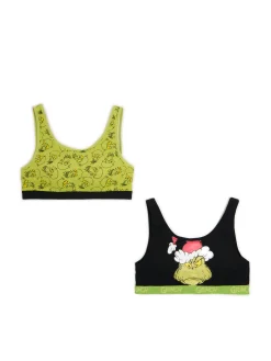 Cropp Akcesoria Świąteczne*2 pack świątecznych staników z Grinchem