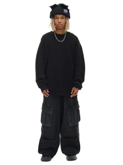 Cropp Swetry*Żakardowy sweter ze strzępieniami