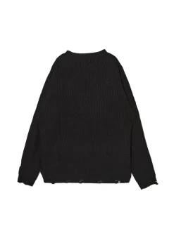 Cropp Swetry*Żakardowy sweter ze strzępieniami