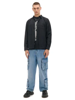 Cropp Koszule*Bawełniana czarna koszula