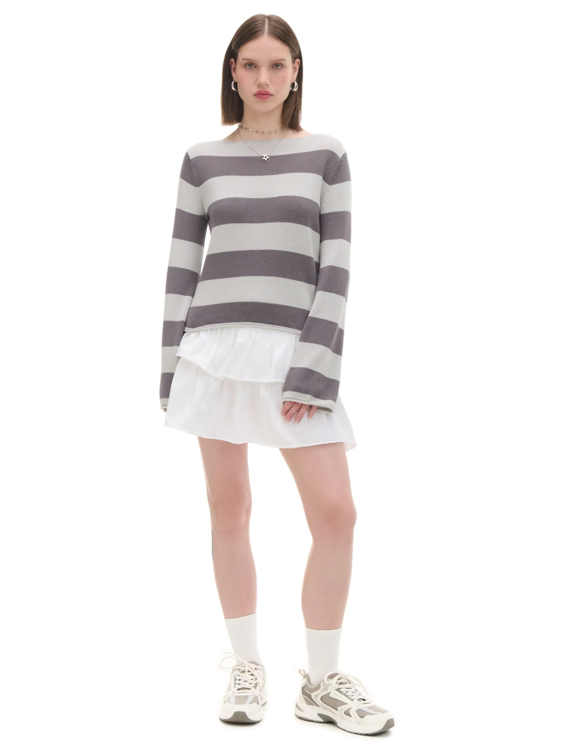 Cropp Swetry*Bawełniany sweter w paski