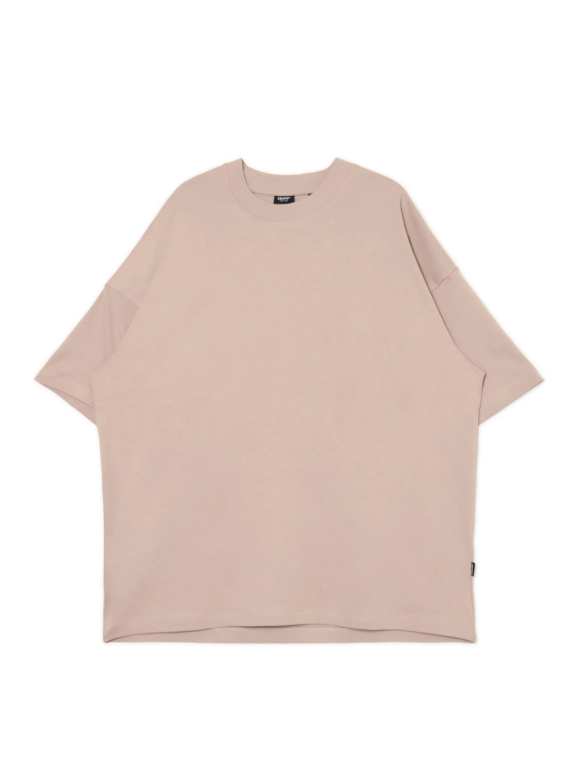 Cropp Koszulki*Beżowa koszulka basic