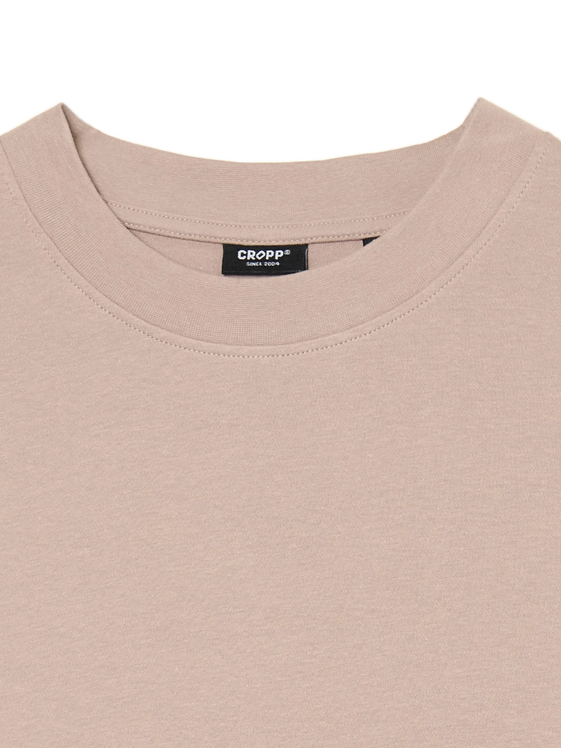 Cropp Koszulki*Beżowa koszulka basic