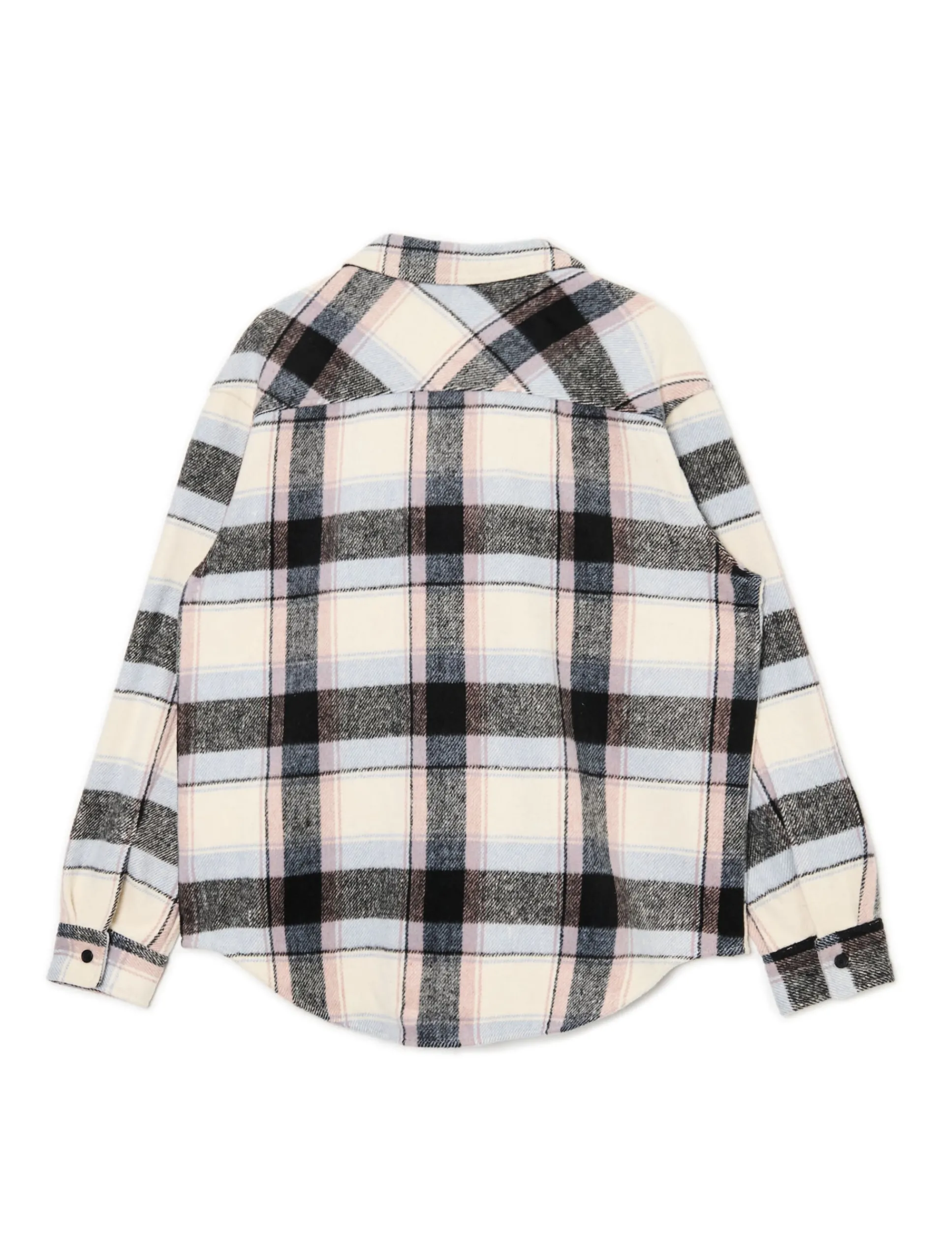 Cropp Koszule*Beżowa kraciasta koszula z domieszką wełny