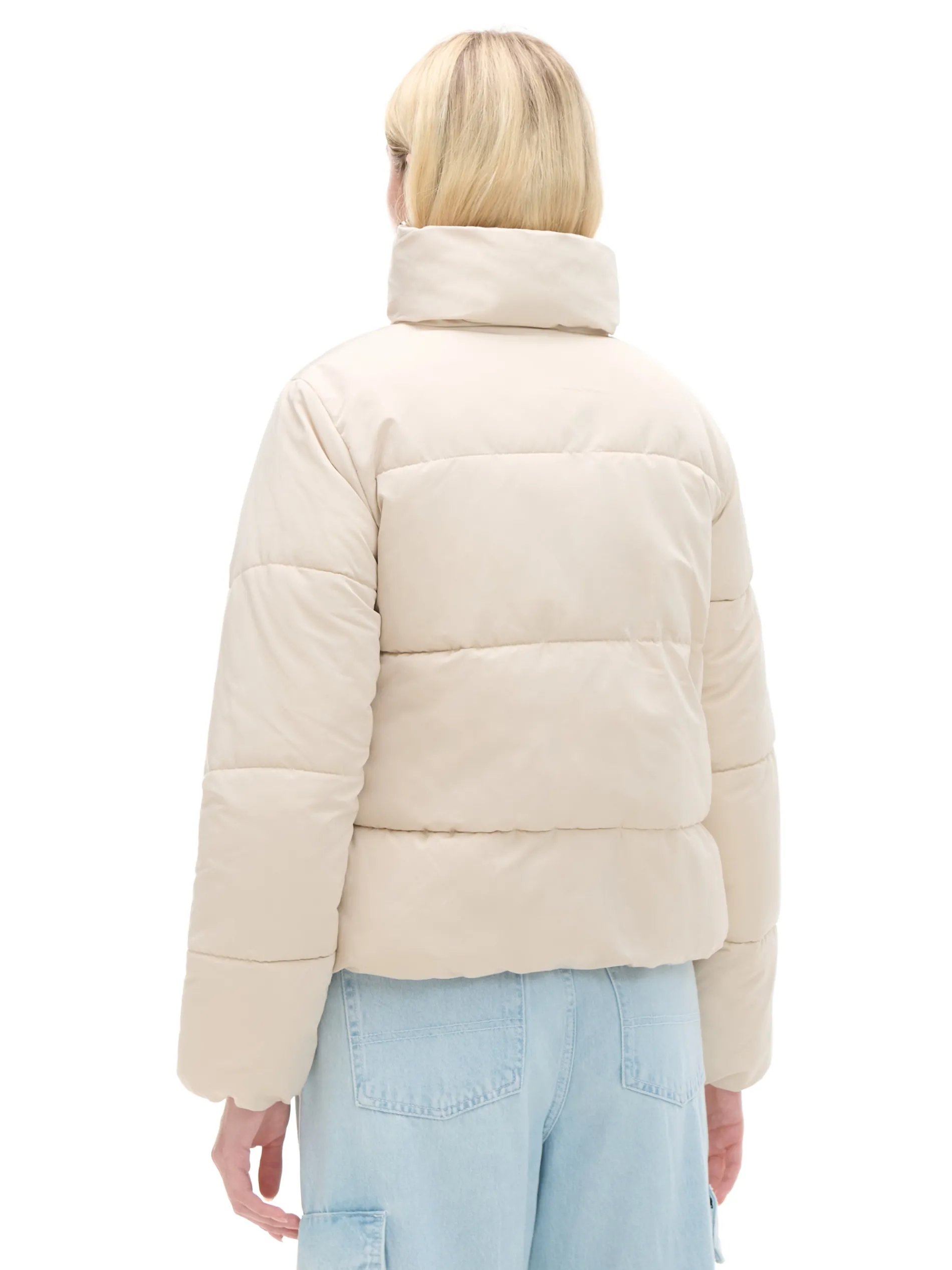 Cropp Kurtki, Płaszcze*Beżowa kurtka puffer