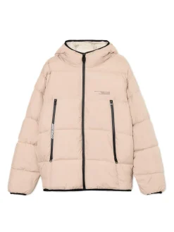 Cropp Kurtki Zimowe|Kurtki, Płaszcze*Beżowa pikowana kurtka puffer