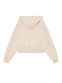 Cropp Bluzy*Beżowa rozpinana bluza z kapturem