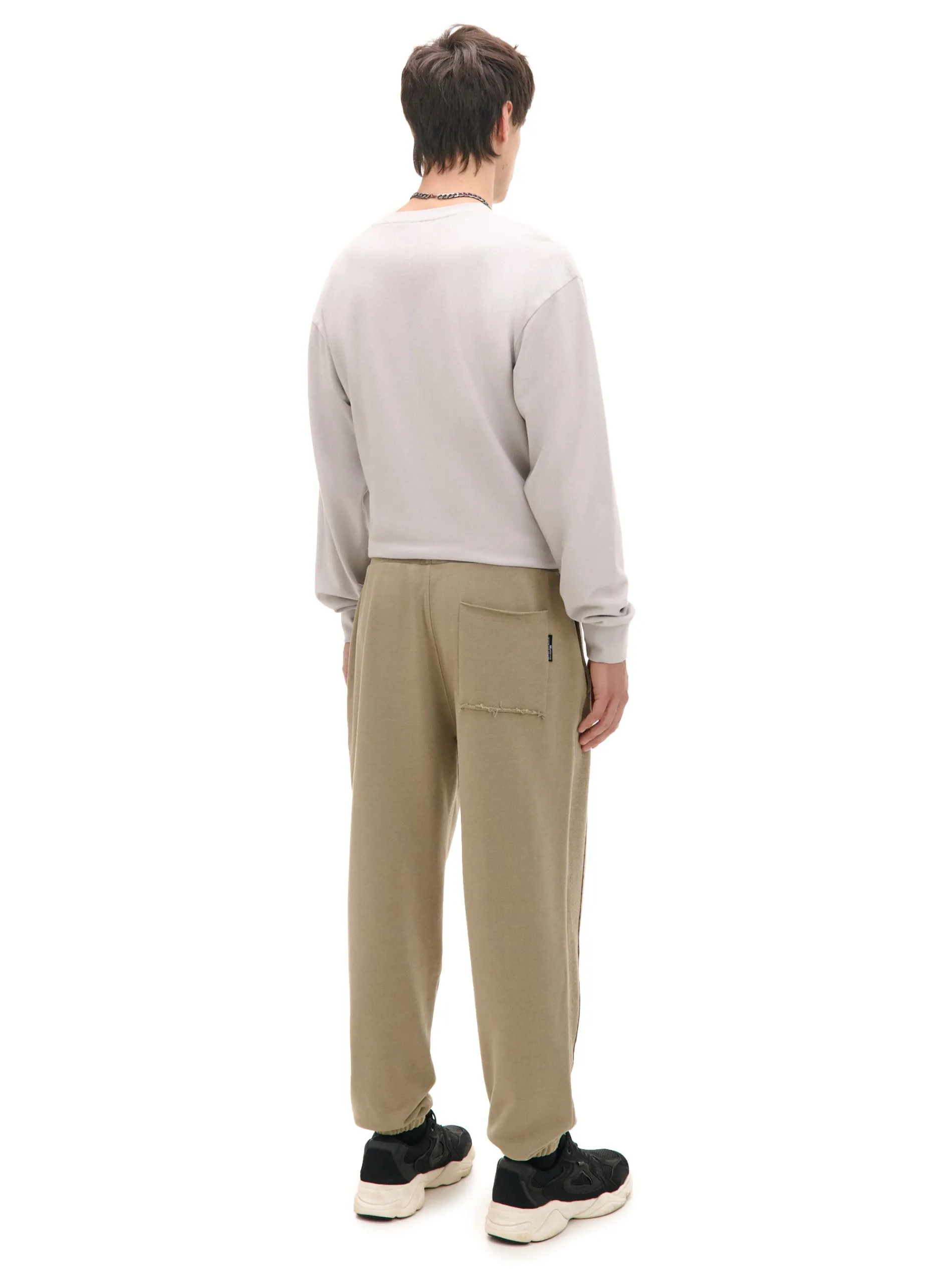 Cropp Spodnie*Beżowe dresowe joggery