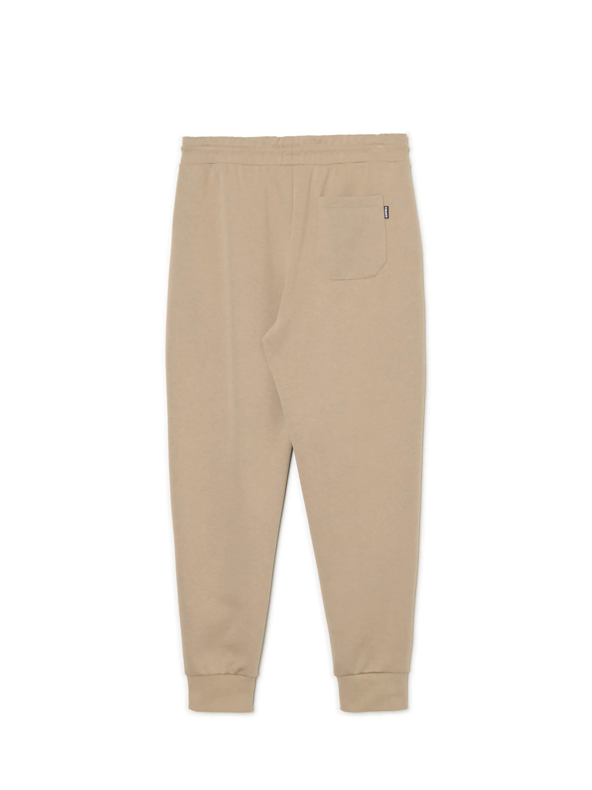 Cropp Spodnie*Beżowe dresowe joggery regular