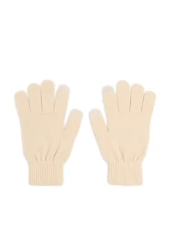 Cropp Rękawiczki*Beżowe dzianinowe rękawiczki