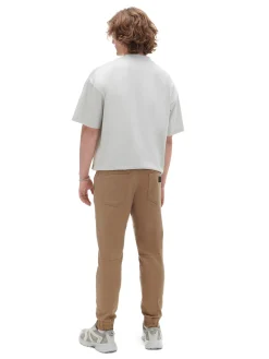 Cropp Spodnie*Beżowe joggery z kieszeniami cargo