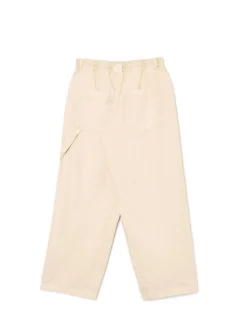 Cropp Spodnie*Beżowe spodnie baggy z wysokim stanem