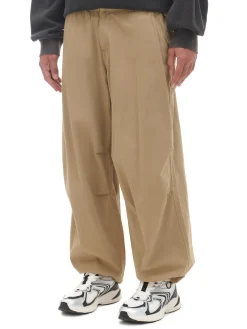 Cropp Spodnie*Beżowe spodnie parachute