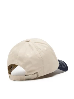 Cropp Czapki*Beżowo-granatowa czapka z daszkem