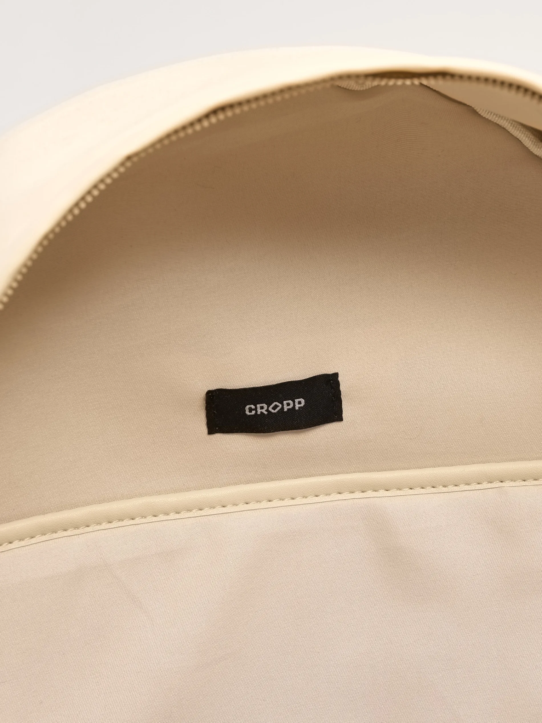 Cropp Torby, Plecaki*Beżowy plecak z metalowymi detalami