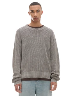 Cropp Swetry*sweter z prążkowanej dzianiny