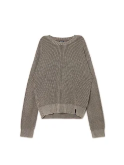 Cropp Swetry*sweter z prążkowanej dzianiny