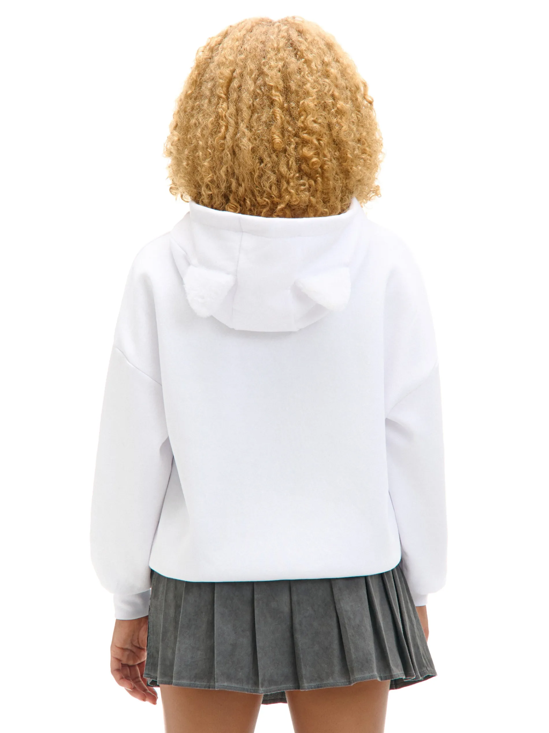 Cropp Bluzy*Biała bluza hoodie Hello Kitty