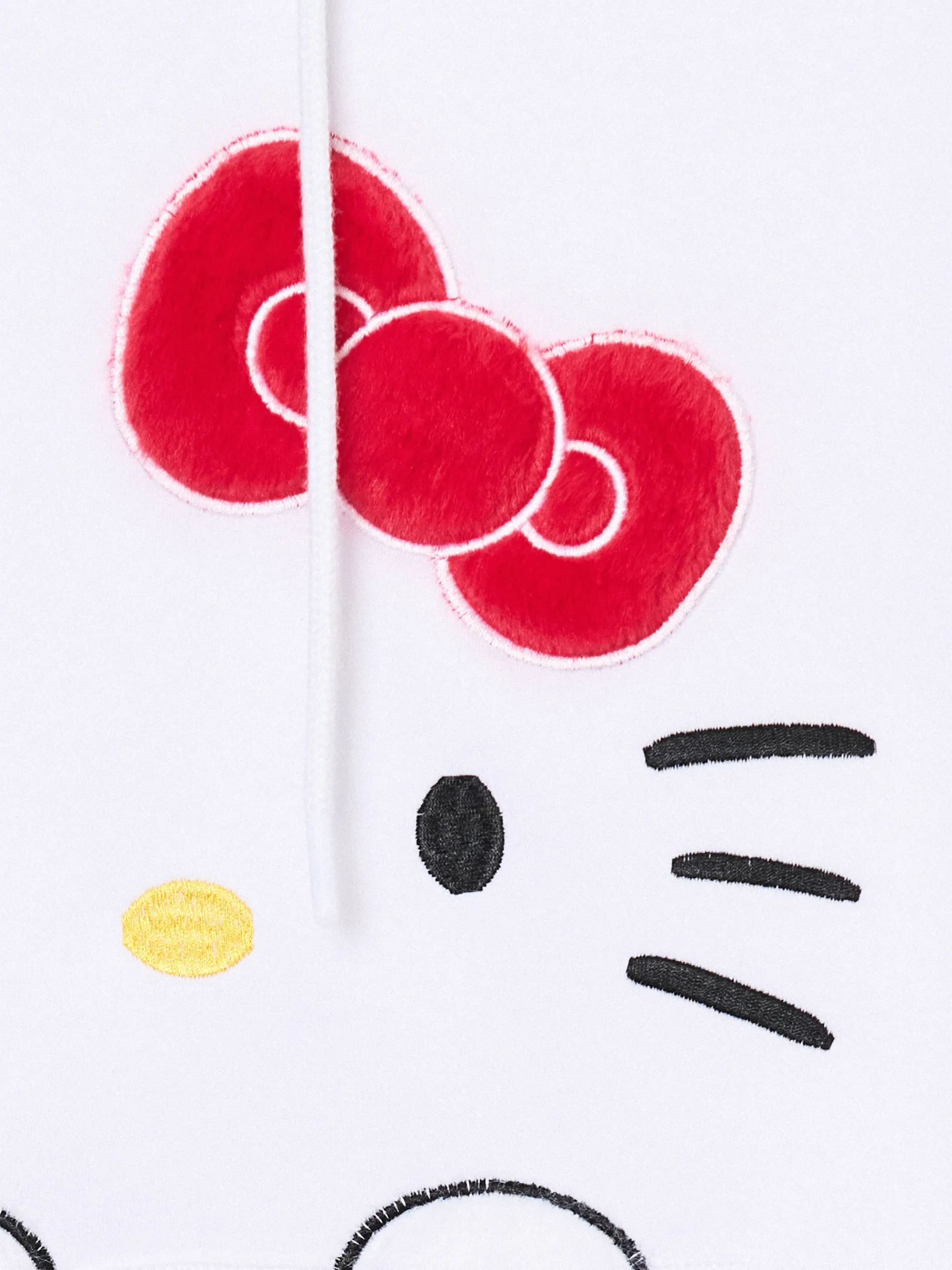 Cropp Bluzy*Biała bluza hoodie Hello Kitty