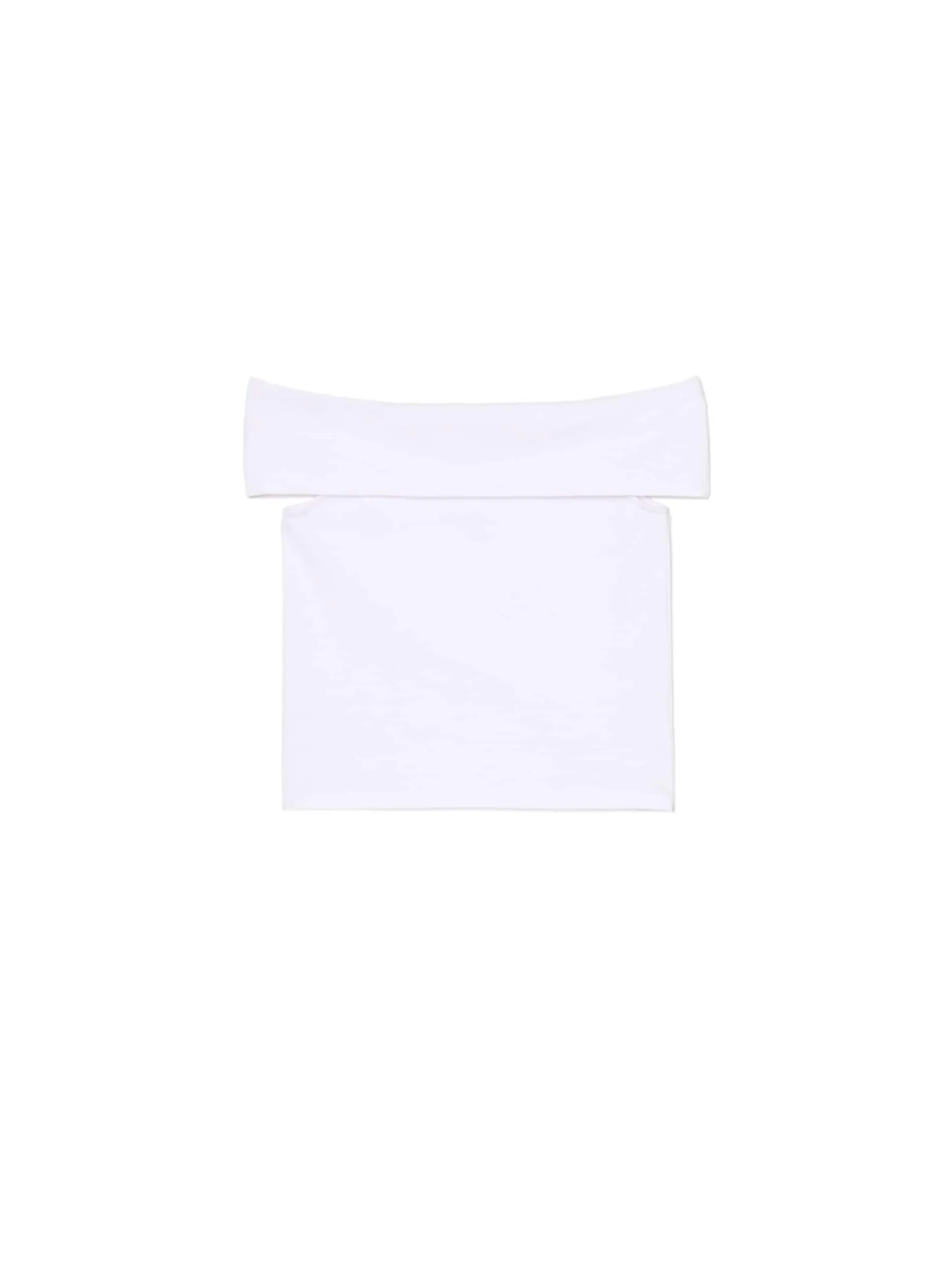 Cropp Koszulki, Topy*Biała bluzka z dekoltem carmen