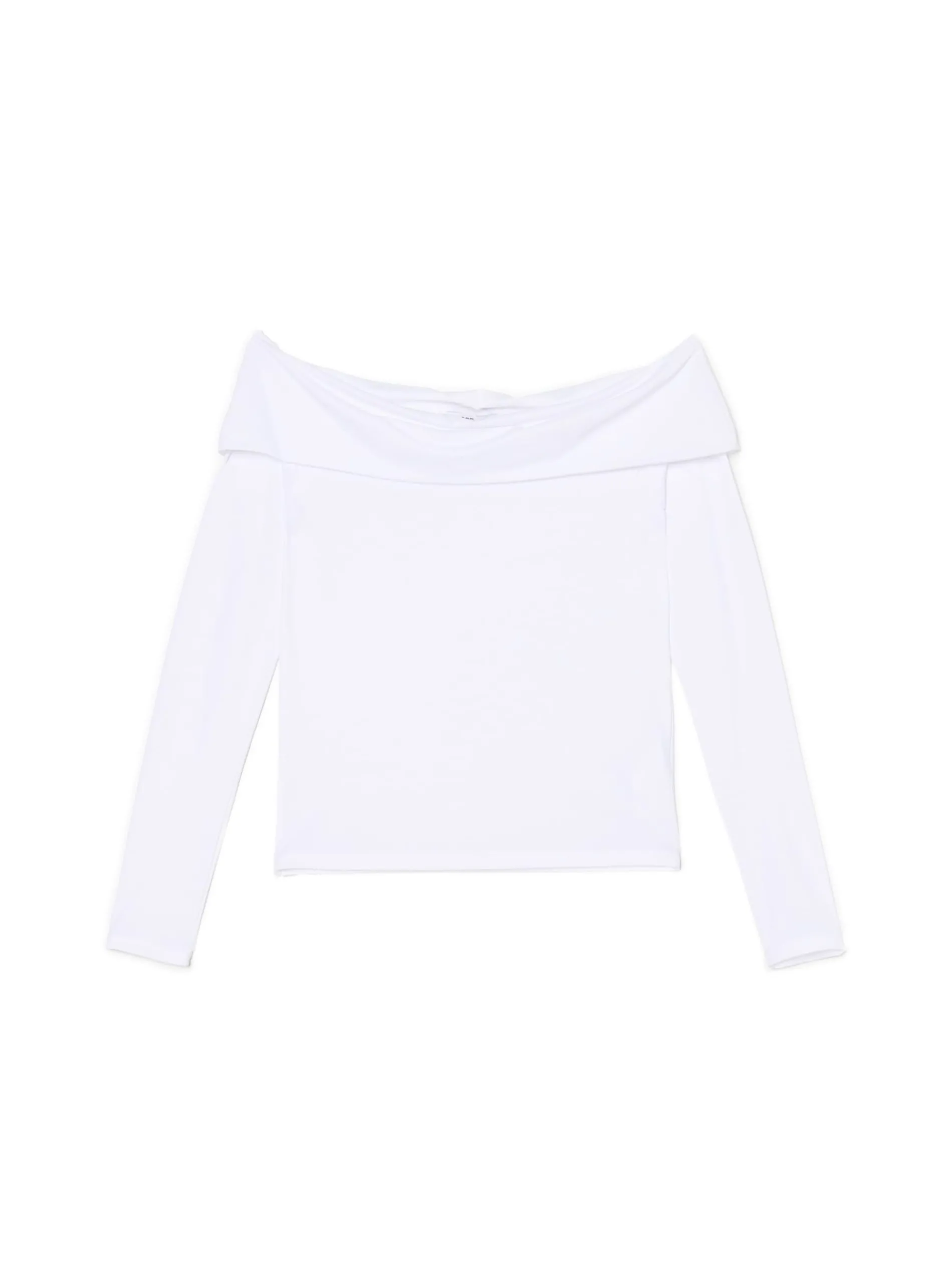 Cropp Koszulki, Topy*Biała bluzka z odkrytymi ramionami