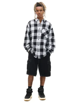 Cropp Koszule*Biała koszula w kratę