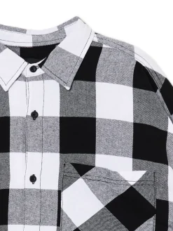 Cropp Koszule*Biała koszula w kratę