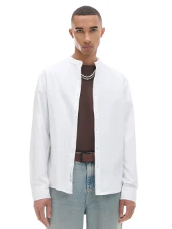 Cropp Koszule*Biała koszula ze stójką