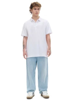 Cropp Koszulki*Biała koszulka polo