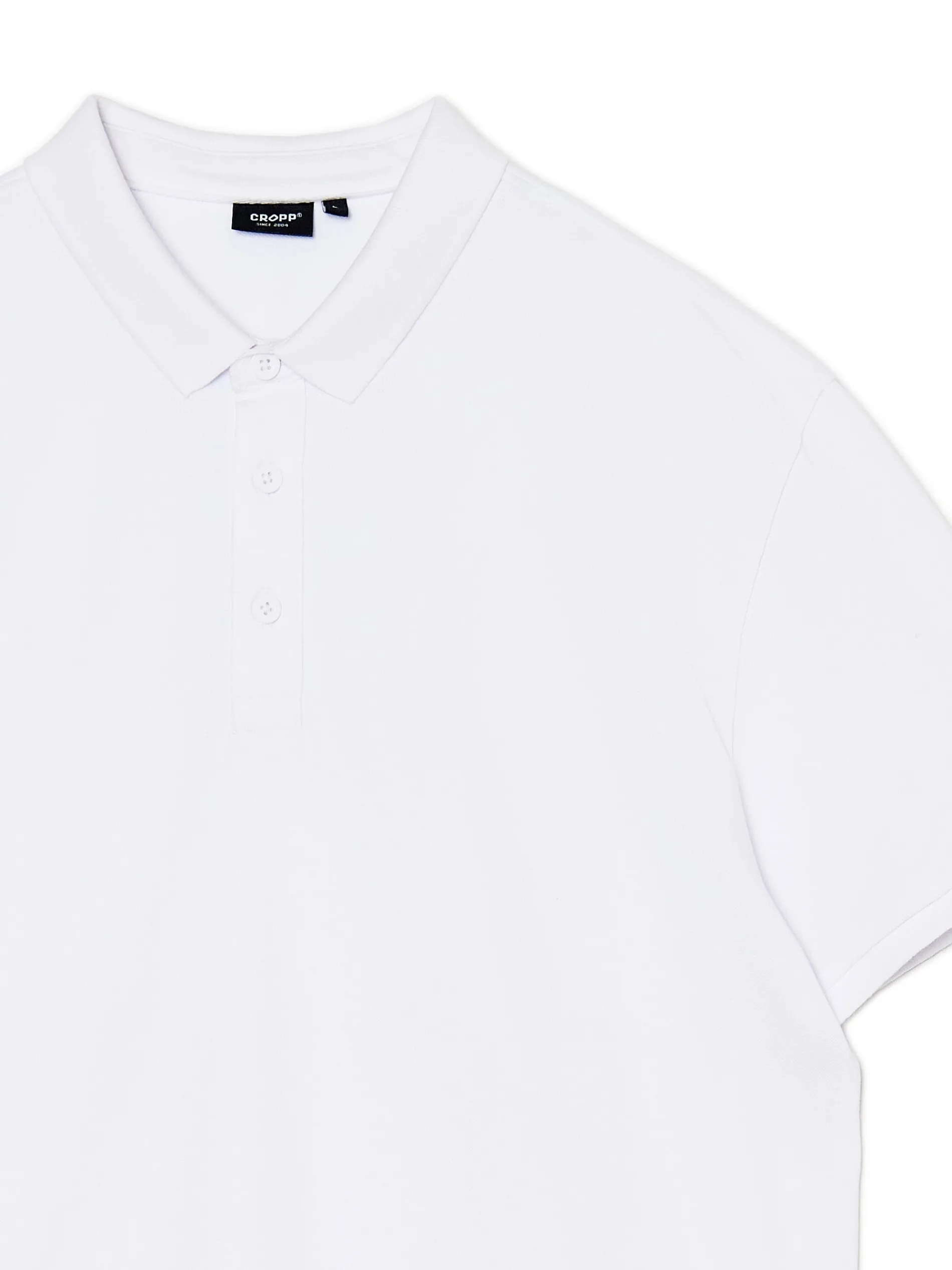 Cropp Koszulki*Biała koszulka polo