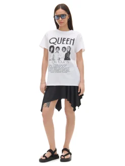 Cropp Koszulki, Topy*Biała koszulka Queen